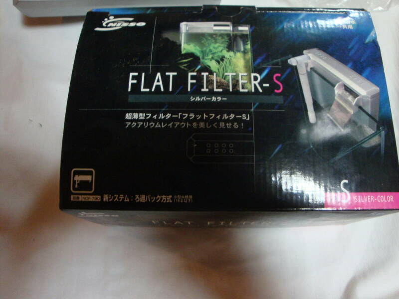 ジャンク扱い　NISOO　FLAT FILTER-S　ニッソーフラットフィルターS　GEX　簡単らくらくフィルター　S