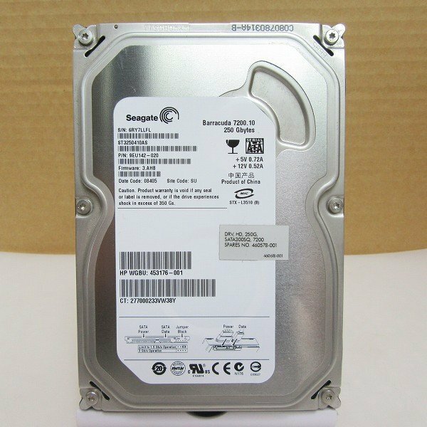 HD4402★Seagate★3.5インチHDD★250GB★ST3250410AS★即決！