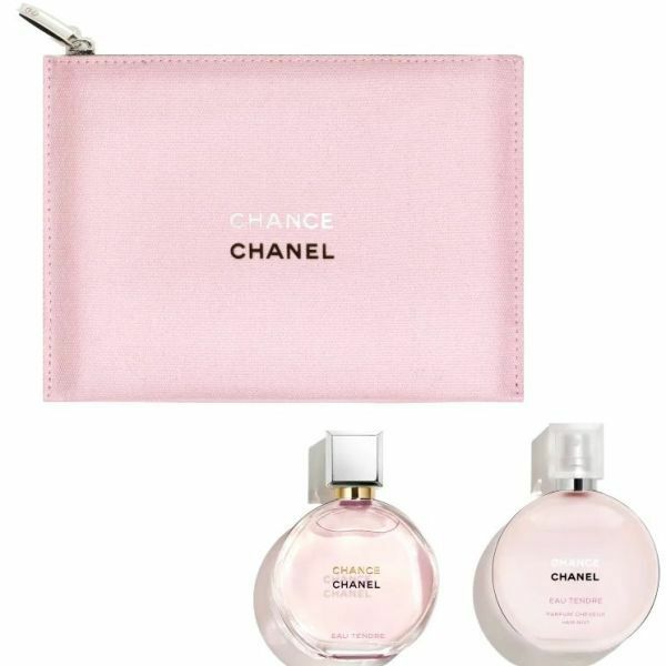 【CU】シャネル チャンス オー タンドゥル EDP35ml ヘア ミスト　ポーチ　デュオ コフレ　chanel-chance-duo限定セット3点set　化粧品