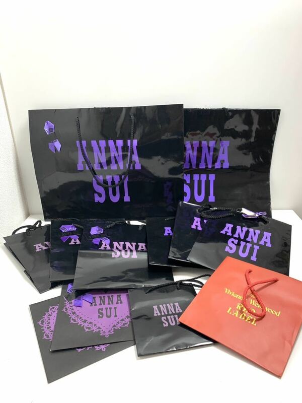 ANNA SUI(アナスイ) & Vivienne Westwood (ヴィヴィアンウエストウッド)ショップ袋　●