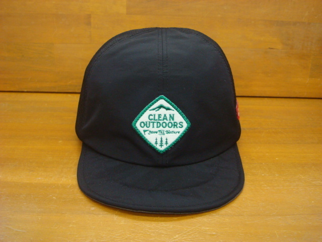 新品Clef (クレ) ALL MOUNTAIN MESH B.CAP BLACK・・CLEAN OUTDOORS (クリーンアウトドアーズ)シリーズ