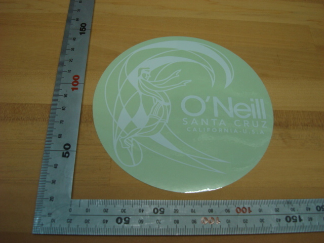 新品O’NIELL O’RIGINAL STICKER（オニールオリジナルステッカー） 12cm（シールタイプ） GO-1330 ホワイト