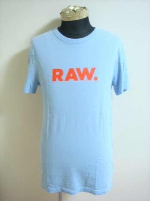 美品の方 G-Star RAW ジースターロウ Tシャツ 水色 XS