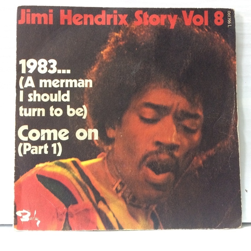 洗浄済 EP 7inch Jimi Hendrix 1983... / Come On 仏盤