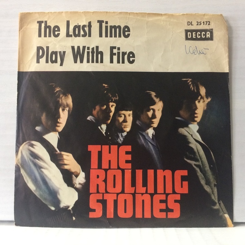 洗浄済 EP 7inch The Rolling Stones The Last Time / Play With Fire 独盤