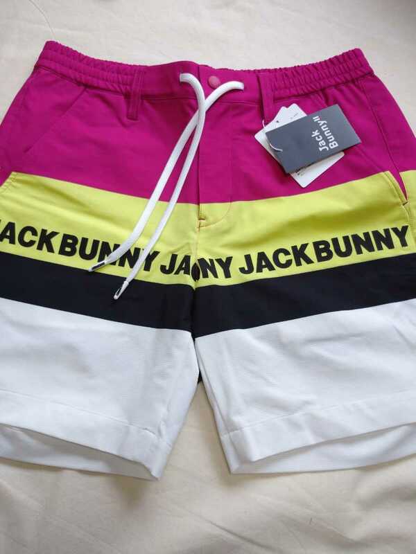 ピンク Lサイズ5 ジャックバニー ショートパンツ メンズ ゴルフウェア