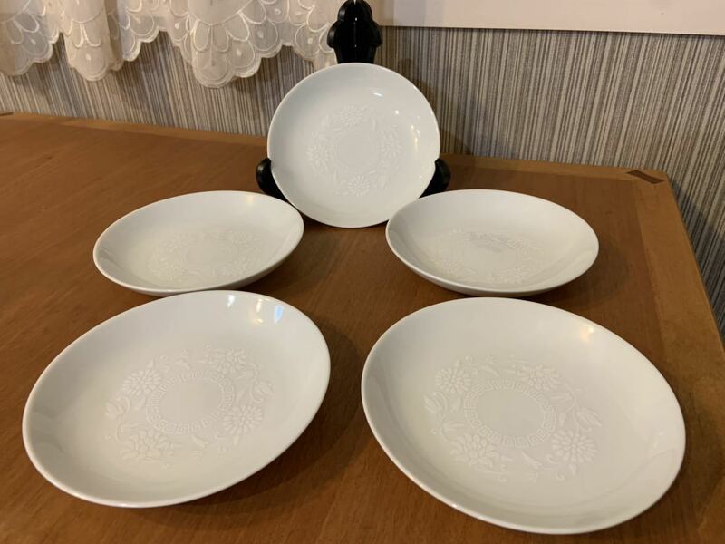 【美品】Noritake ノリタケ ISETAN ORIGINAL 伊勢丹オリジナル 小皿 プレート 銘々皿 5枚セット まとめて