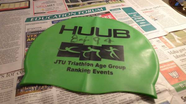HUUB スイムキャップ　JTU Age Group Triathlon Ranking event②