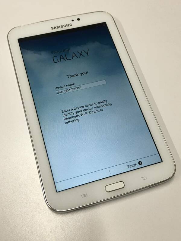A19554)Samsung Galaxy Tab3 SM-T217S タブレット 現状中古動作品