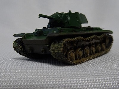 ワールドタンク・ミュージアム 02 19：KV-1A重戦車・単色迷彩 海洋堂 タカラ