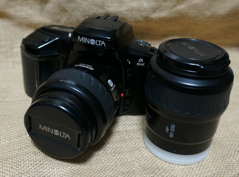 動作OK Minolta 5Xi 28-80㎜　80-200㎜　レンズ付き　ミノルタ　ms3