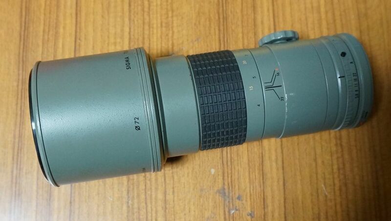 SIGMA 400mm f5.6 超望遠単焦点 FDマウント　オリーブ　シグマ　ジャンク
