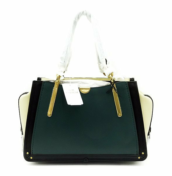 ●新品未使用!! COACH/コーチ 2wayバッグ ドリーマー F35241 Evergreen Multi レザー レディース アウトレット品 長期保管品