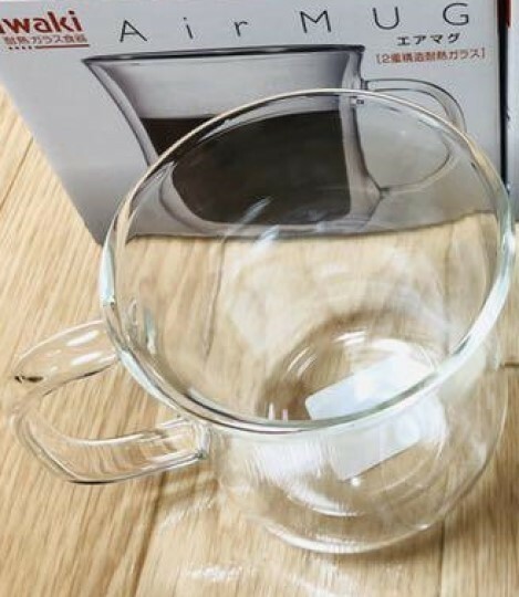 iwaki(イワキ) 耐熱ダブルウォールグラス マグカップ 230ml Airグラス 新品 K425 クリア 未使用品