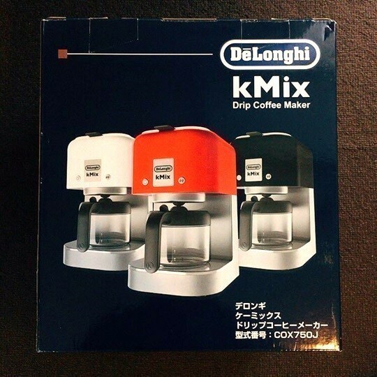 デロンギ DeLonghi ドリップコーヒーメーカー ケーミックス(kMix) 1~6杯 新品 COX750J-BK リッチブラック 未使用品