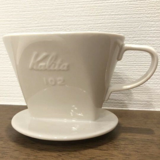 カリタ 陶器製コーヒードリッパー102-ロト 2~4人用 新品 ホワイト #02001 Kalita 未使用品