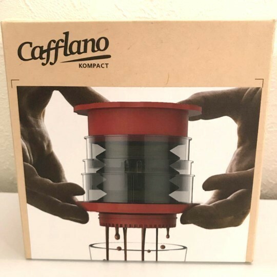 カフラーノ ポータブル フレンチプレスコーヒーメーカー コンパクト Cafflano 新品 レッド 収納ケース付 未使用品 P100-RD