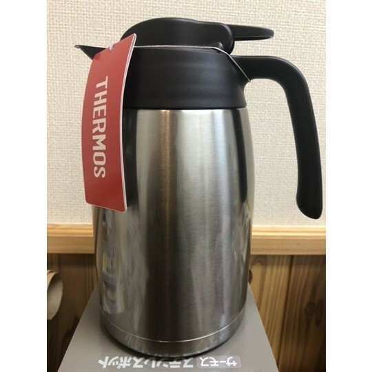 サーモス 1.5L ステンレスポット 新品 ステンレスブラウン THV-1501 SBW 未使用品