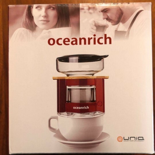 オーシャンリッチ(Oceanrich) 自動ドリップ・コーヒーメーカー 新品 レッド UQ-CR8200RD 未使用品