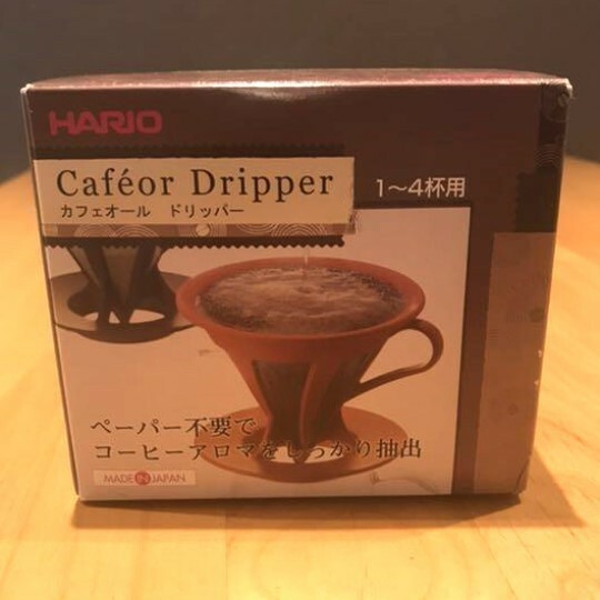 HARIO(ハリオ) コーヒードリッパー コーヒードリップ1~4杯用 カフェオール 新品 CFOD-02-R レッド 未使用品