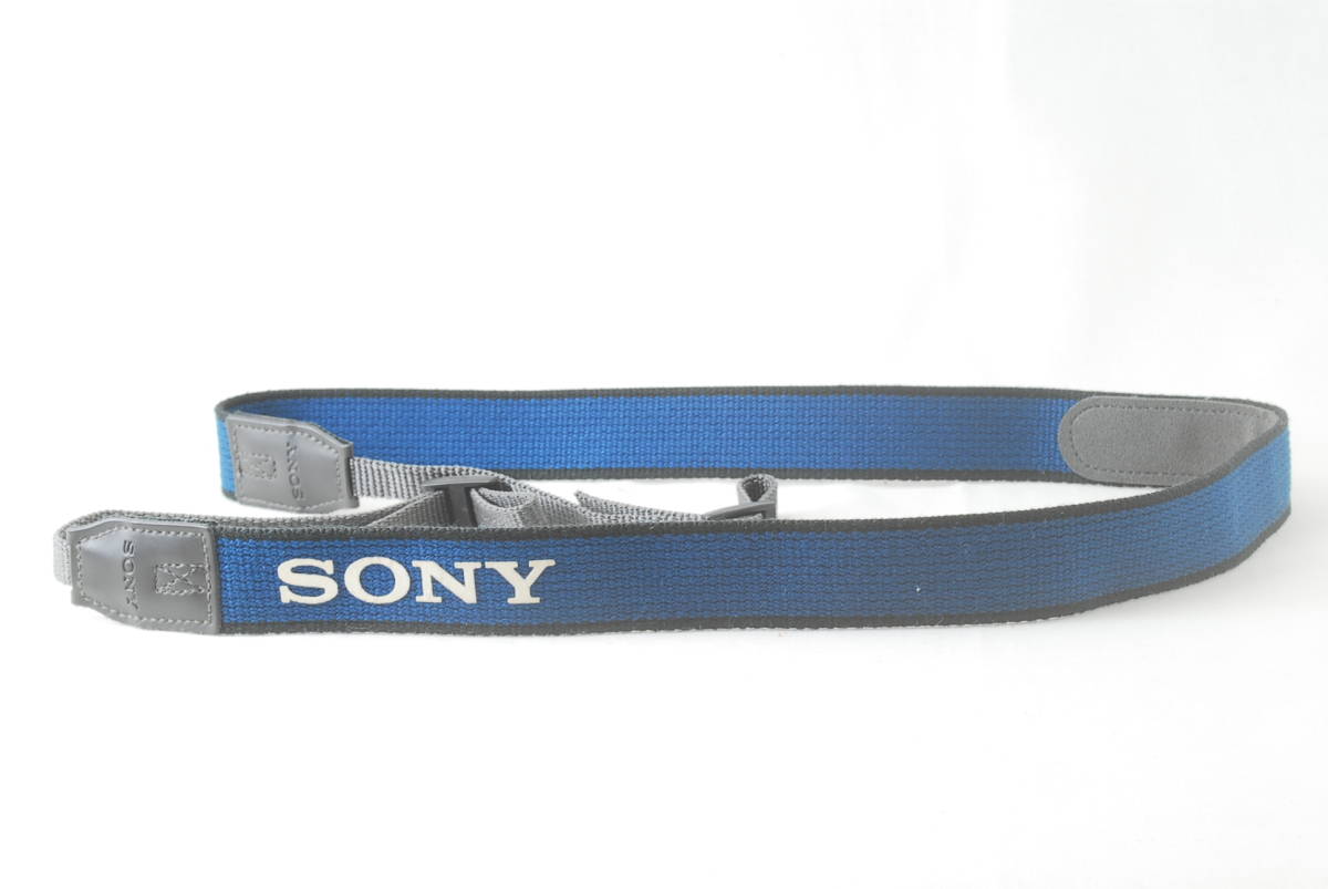 ☆Sony ソニー 純正 Handycam カメラ ストラップ 青色(ブルー)×白色(ホワイト) ハンディカム デジタルビデオカメラ ショルダー Strap☆