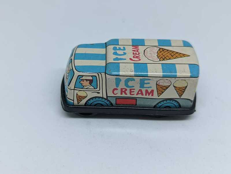 昭和レトロ 玩具 当時物 ブリキ アイスクリームカー アイスクリーム屋 アイス
