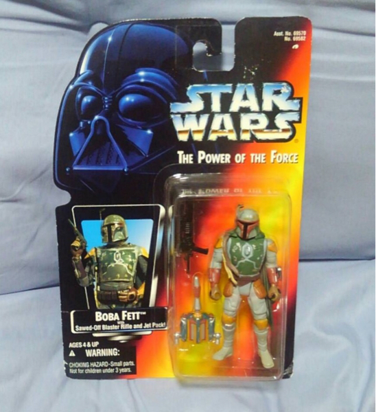 starwars (スターウォーズ) Kenner ケナー 3.5インチ フィギュア BOBA FETT (ボバフェット) with SAWED-OFF BLASTER RIFLE AND JET PACK
