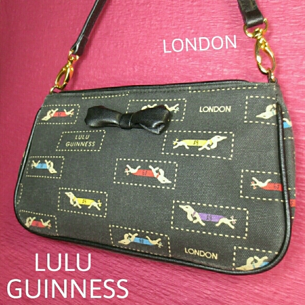 LULU　GUINNESS　ルルギネス　ハンドバッグ　中古　B075