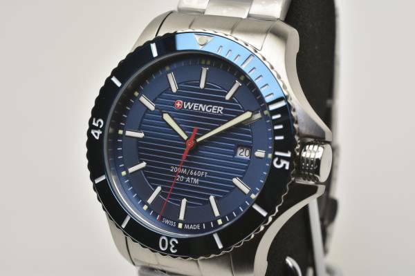 ★新品・正規輸入品！WENGER ウェンガー Seaforce シーフォース ダイバー 01.0641.120 ブルー★