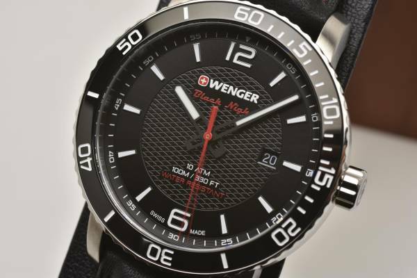 ★新品・正規輸入品・在庫処分！WENGER ウェンガー ROADSTER ロードスター デイト 01.1841.101 ブラック★