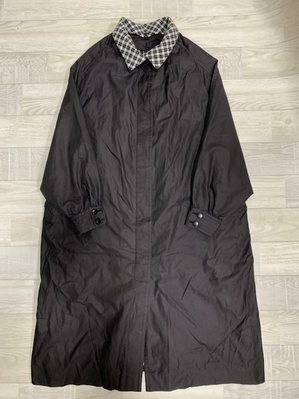 SANYO/サンヨー/チェック柄ライナー付き/overcoat/オーバーコート/ステンカラーコート/バルマカーンコート