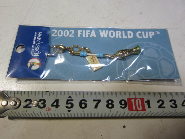 2002FIFA WORLDCUP ワールドカップ　キーストラップ　日本　韓国　合同開催記念品