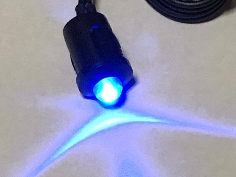 明るい青色LED インジケーター 作動中アピール 動作確認用LED 高輝度LED ブルーLED セキュリティ用スキャナー 