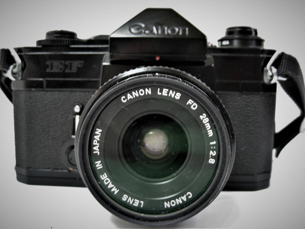 【東京 谷中 質屋おぢさん】美品 アンティーク キャノン EF FD 28mm F2.8フィルター・フード付