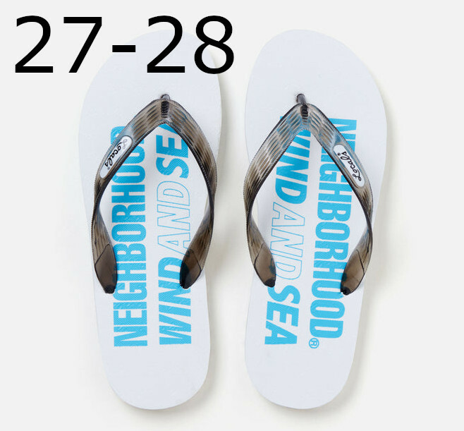 ネイバーフッド x ウィンダンシー NHWDS / SR-BEACH SANDAL　白　L　27cm～28cm WIND AND SEA ビーチサンダル ビーサン