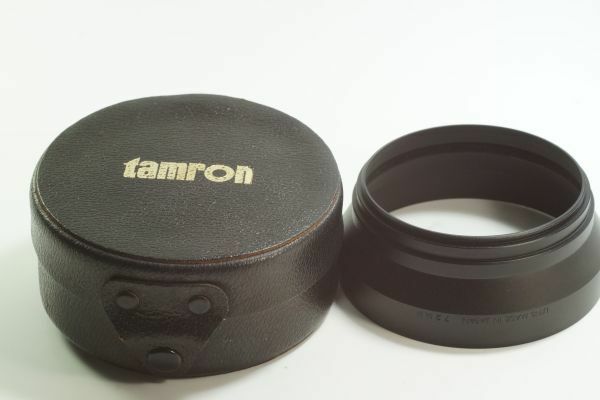 089『送料無料 キレイ』希少品 TAMRON 80-250mm F3.8（PZ-20Au）用 タムロン ネジ込み式 メタルフード（72mm径）089