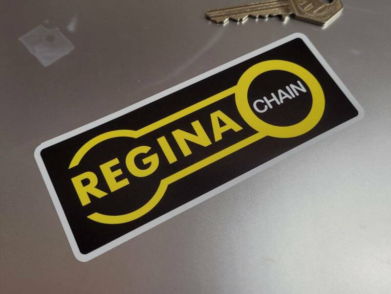 ★送料無料★Regina Chain Oblong Stickers レジーナ チェーン ステッカー シール デカール 125mm x 48mm 2枚セット