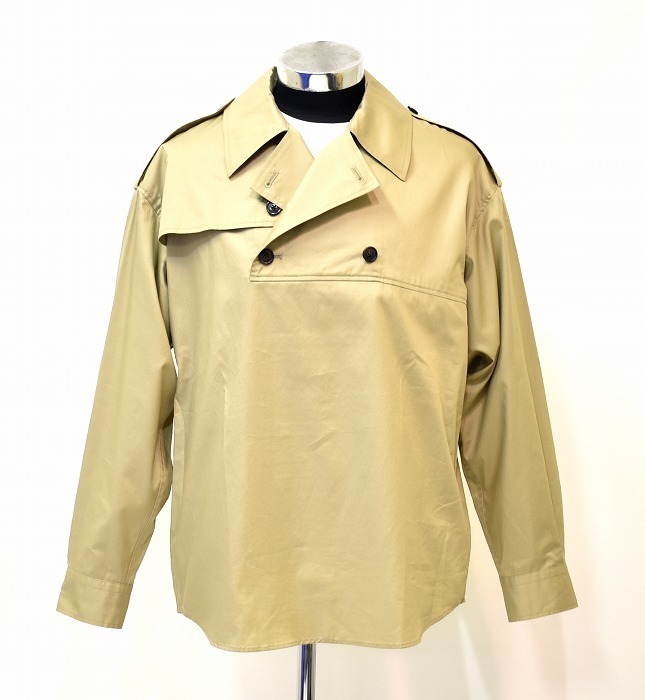 MISTERGENTLEMAN (ミスタージェントルマン) TRENCH SHIRT L/S トレンチシャツ 長袖 Mr.GENTLEMAN コート BEIGE M ミリタリー