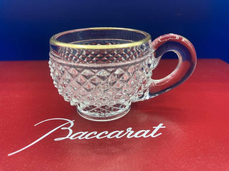 【保管品 箱なし】Baccarat バカラ　★リキュールグラス　★オールドバカラ(1)　アンティーク品　★サイズ 45mm×高さ35mm