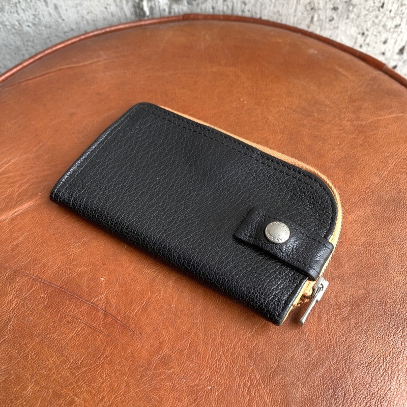 PORTER YOSHIDA DOUBLE Compact Key Coin Case ポーター 吉田カバン ダブル 小型 4連 キー コイン ケース ダーク ブラウン ゴート レザー