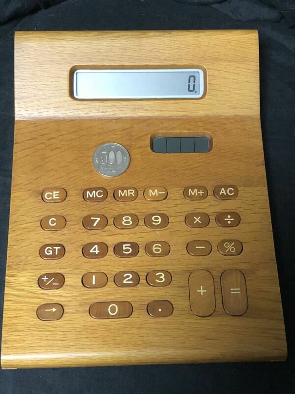 WOODY LAND ウッディーランド　木の電子計算機(電卓) 北海道様似町の木製品