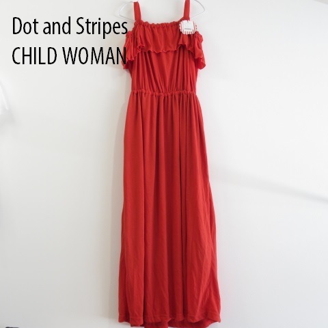 新品 Dot and Stripes CHILD WOMAN ドットアンドストライプス　チャイルドウーマン　マキシワンピース　リゾートワンピ