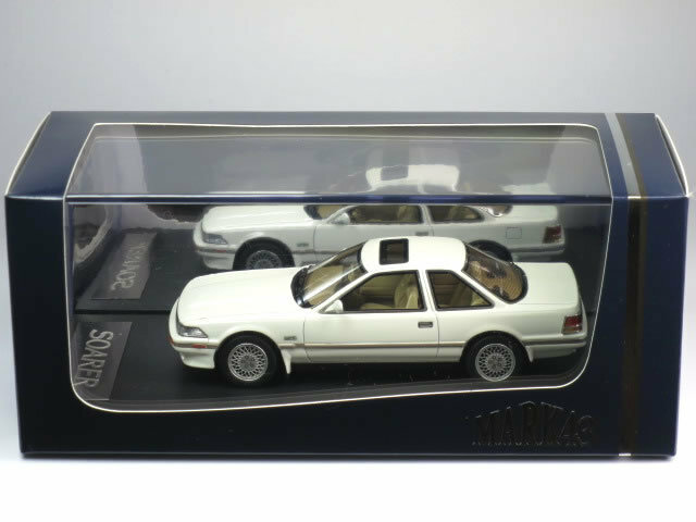 1/43 トヨタ ソアラ 3.0GT リミテッド (E-MZ20) 前期型 1987 スーパーホワイトII (PM4315AW)