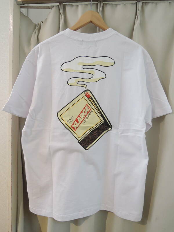 X-LARGE XLARGE エクストララージ MATCHES S/S POCKET TEE 白 M マッチ 人気商品 復刻 送料￥230～　