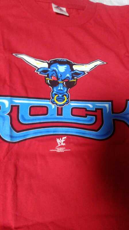 Tシャツ WWF WWE THE・ROCK　ザ・ロック ドウェイン・ジョンソン プロレス 