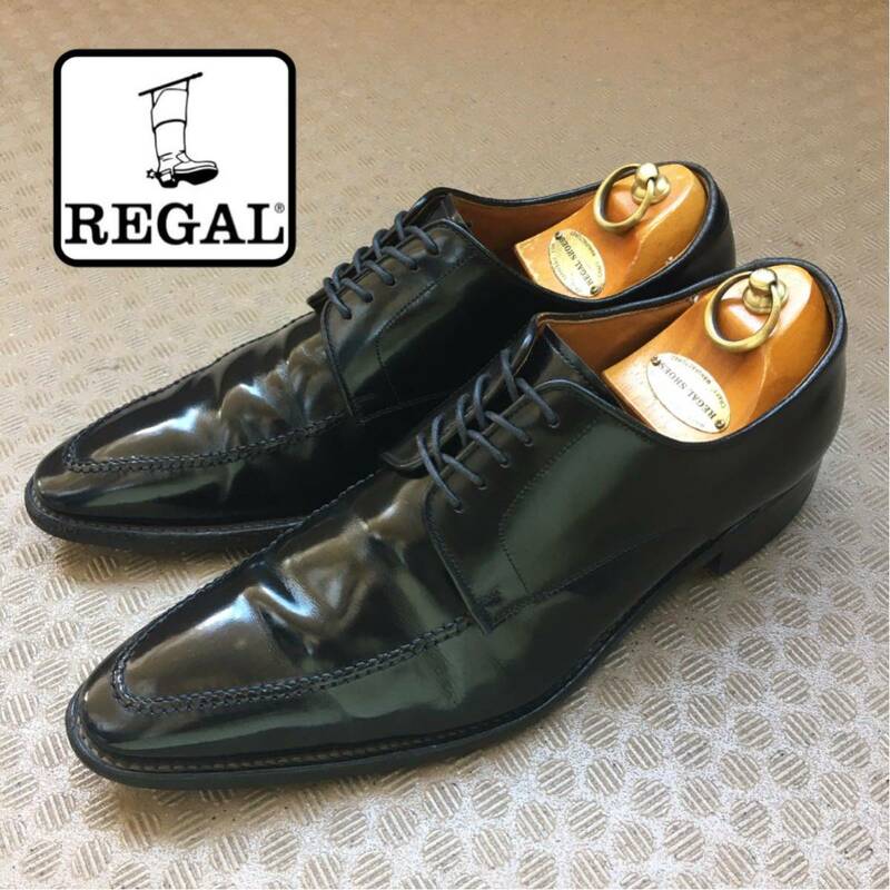 ★【 REGAL 】★ ロングノーズ Uチップ ビジネスシューズ ★サイズ 25