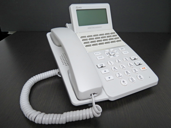 ■NTT 24ボタンスター標準電話機【A1-(24)STEL-(1)(W)】■001 ビジネスホン