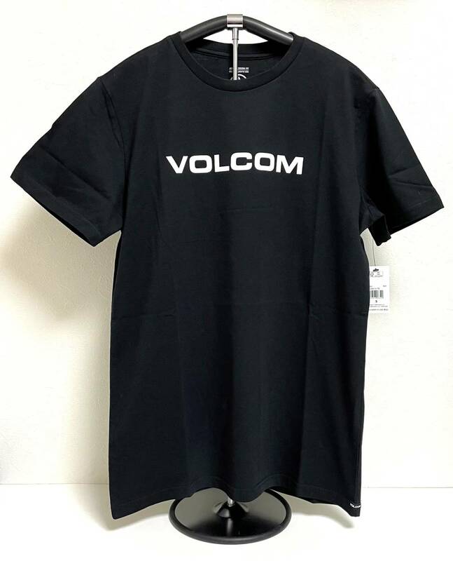 VOLCOM ボルコム AF512201BLK③ メンズ Lサイズ 半袖Tシャツ シンプルなロゴティー LogoTee ブラック 黒色 ヴォルコム 新品 即決 送料無料