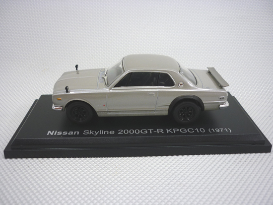 hachette アシェット 国産名車コレクション Nissan Skyline 2000GT-R KPGC10 1971年 モデルカー ミニカー ハコスカ クーペ レース仕様 日産