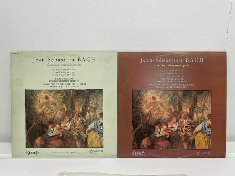 [X-993] カナダ【Musidisc/RC648-9】Bach*, Karl Ristenpart Concertos Brandebourgeois 2枚セット　クラシック